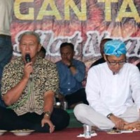 Bupati Kunikngan saat menghadiri Silaturahmi Akbar IPSI Kuningan.
